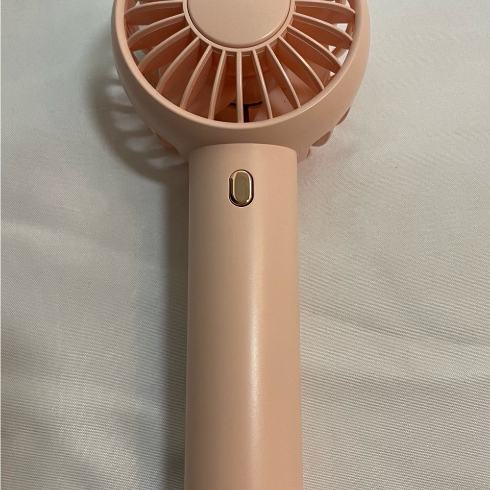Portable Pink Handheld Fan